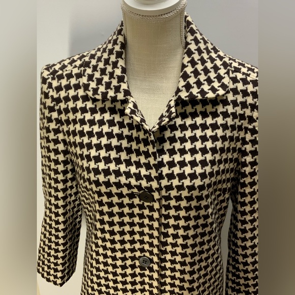 Grace Dane Lewis  Houndstooth Tweed Jacket - Picture 3 of 12